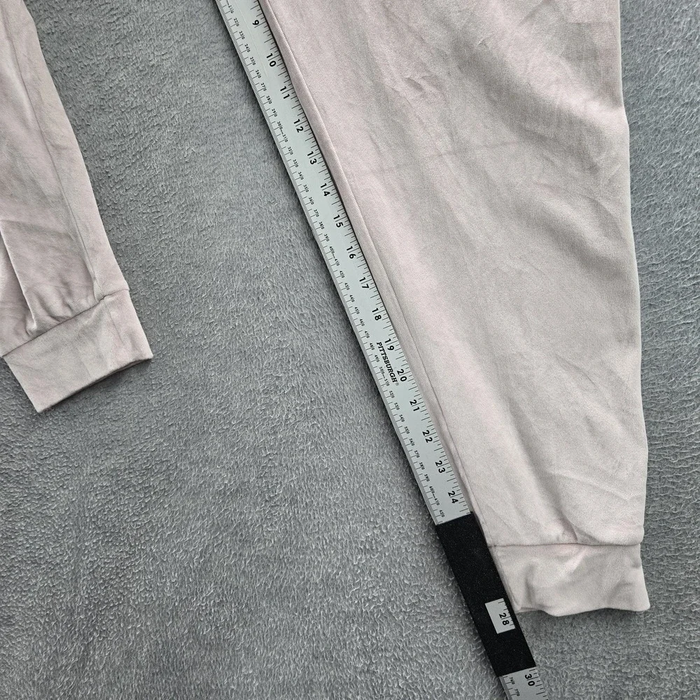Juicy Couture Women Sleepwear XL Pink Pajama‎ Jogger Velour Rhinestones